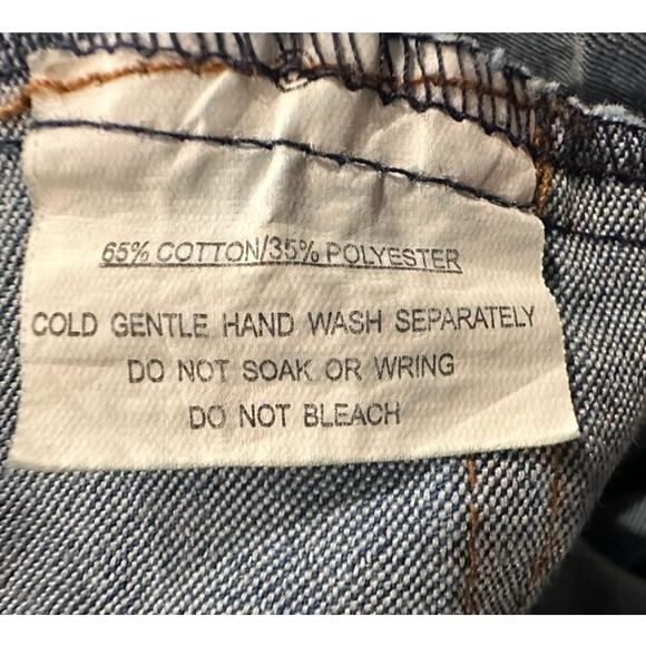 Indie Luxe by Indikah – Belted Zip-Up Denim Romper – Size Small - Picture 3 of 5